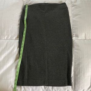 Gray pencil skirt XS